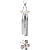Woodstock Isabelle's Dancing Butterfly Wind Chime, Confetti