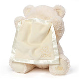 Baby GUND My First Teddy Bear Peek A Boo Animated Stuffed Animal Plush, Cream, 11.5"