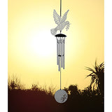 Woodstock Flourish Metal Dove Wind Chime