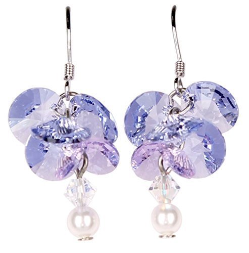 Woodstock Chimes Garden Reflections - Wisteria Earrings GAWE