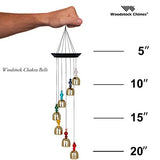 Woodstock Chimes WCB The Original Guaranteed Musically Tuned Chime Hanging Bells, Chakra