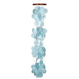 Woodstock Chimes CWRA The Original Guaranteed Musically Tuned Chime, Capiz Waterfall - Azure