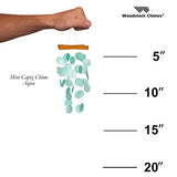 Woodstock Chimes C139 Asli Arts Collection Mini Capiz Chime, Aqua