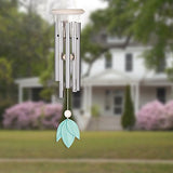 Woodstock Chimes CPGR Carolina Petals Chime, Gracious Green