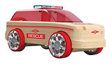 Automoblox Collectible Wood Toy Cars and Trucks—Mini S9 Police/X9 Fire/T900 Rescue 3-Pack (Compatible with other Mini and Micro Series Vehicles)