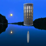 Woodstock Chimes Natural Original Guaranteed Musically Tuned Chime Aloha Solar