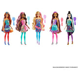 Barbie Color Reveal Doll with 7 Surprises: 4 Bags Contain Skirt, Shoes, Earrings & Brush; Water Reveals Confetti-Print; Doll’s Look & Color Change on Hair & Face; Party Series