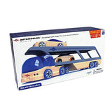 Automoblox Collectible Wood Toy Cars and Trucks—BR100 Hercules Hauler/Dump Truck with 2 Mini Vehicles