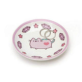 Pusheen by Our Name is Mud “Pusheen Purple Trinket Tray” Stoneware Dish, 4 Inches