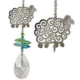 Woodstock Chimes CFSH Crystal Fantasy Suncatcher, Sheep