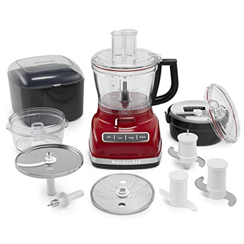 KitchenAid KFP1466ER 14-Cup Food Processor with Exact Slice System and Dicing Kit - Empire Red