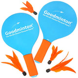 VIAHART Goodminton | The World's Easiest Racket Game | an Indoor Outdoor Year-Round Fun Paddle Game Set for Boys, Girls, and People of All Ages