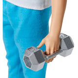 Barbie Ken 60th Anniversary Doll in Throwback Workout Look with T-Shirt, Athleisure Pants, Sneakers & Hand Weight Kids 3 to 8 Years Old