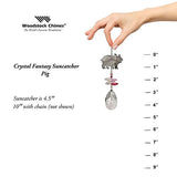 Woodstock Chimes CFPI Crystal Fantasy Suncatcher, Pig