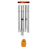 Woodstock Chimes AGSBS The Original Guaranteed Musically Tuned Chime, Sandblast Silver