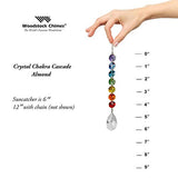 Woodstock Chimes CCHCA Rainbow Makers Crystal Chakra Cascade Suncatcher, Almond