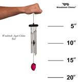 Woodstock Chimes WAGR The Original Guaranteed Musically Tuned Agate Wind Chime, Red