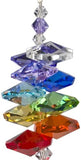 Woodstock Chimes CCBA Makers Crystal Suncatcher, 9-Inch Long, Rainbow Cascade - Ball