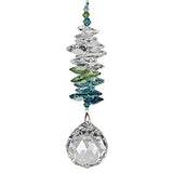 Woodstock Chimes CCGG Rainbow Makers Crystal Grand Cascade Suncatcher, Green