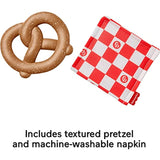 Fisher-Price Pretzel Teether, pretend food BPA-free infant teething toy with crinkle for babies ages 3 months and older