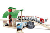 BRIO World - 33512 Travel Switching Set | 42 Piece Train Toy with Accessories and Wooden Tracks for Kids Ages 3 and Up,Multi