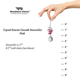 Woodstock Chimes CCSP Rainbow Makers Suncatchers Crystal Sunrise Cascade, Pink