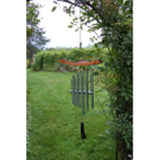 Woodstock Chimes - The ORIGINAL Guaranteed Musically Tuned Chime, Healing - Silver