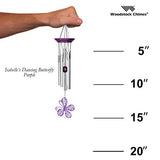 Woodstock Isabelle's Dancing Butterfly Wind Chime, Purple