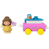 Bundle of 2 |Fisher-Price Little People Disney Princess Parade (Aurora & Fairy Godmothers + Belle & Chip's Float)