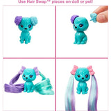 Barbie Color Reveal Doll, Glittery Purple with 25 Hairstyling & Party-Themed Surprises Including 10 Plug-in Hair Pieces, Gift for Kids 3 Years Old & Up