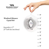 Woodstock Chimes SHCO Rainbow Makers Shimmers Suncatcher, Crystal - Orb