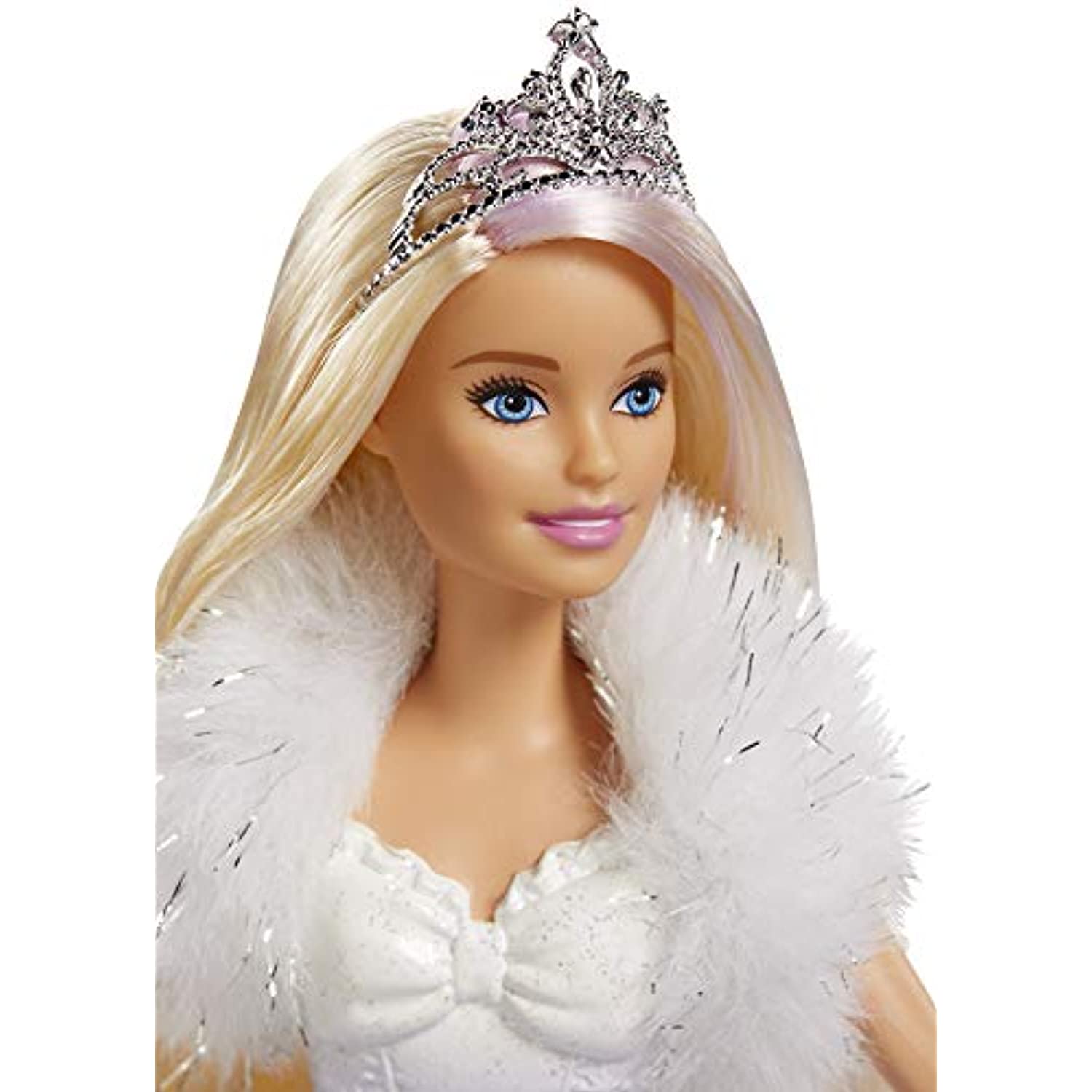 Barbie Dreamtopia Fashion Reveal Princess Doll, 12-inch, Blonde with Pink Hairstreak