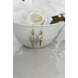Woodstock Angel Wing Earrings, Aurora Borealis- Rainbow Maker Collection