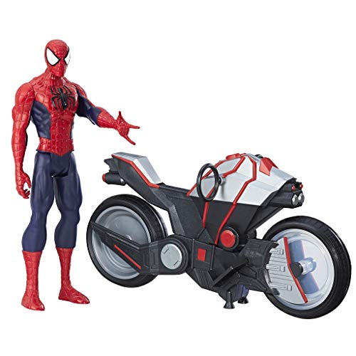 Marvel Spider-Man Titan Hero Series Spider-Man Figure with Spider Cycle