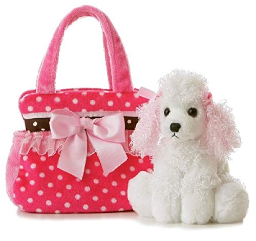 Aurora - Pet Carrier - 8" Fancy Pink Polka Dot