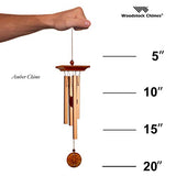 Woodstock Chimes WABR Amber Chime, Cherry Wood & Bronze