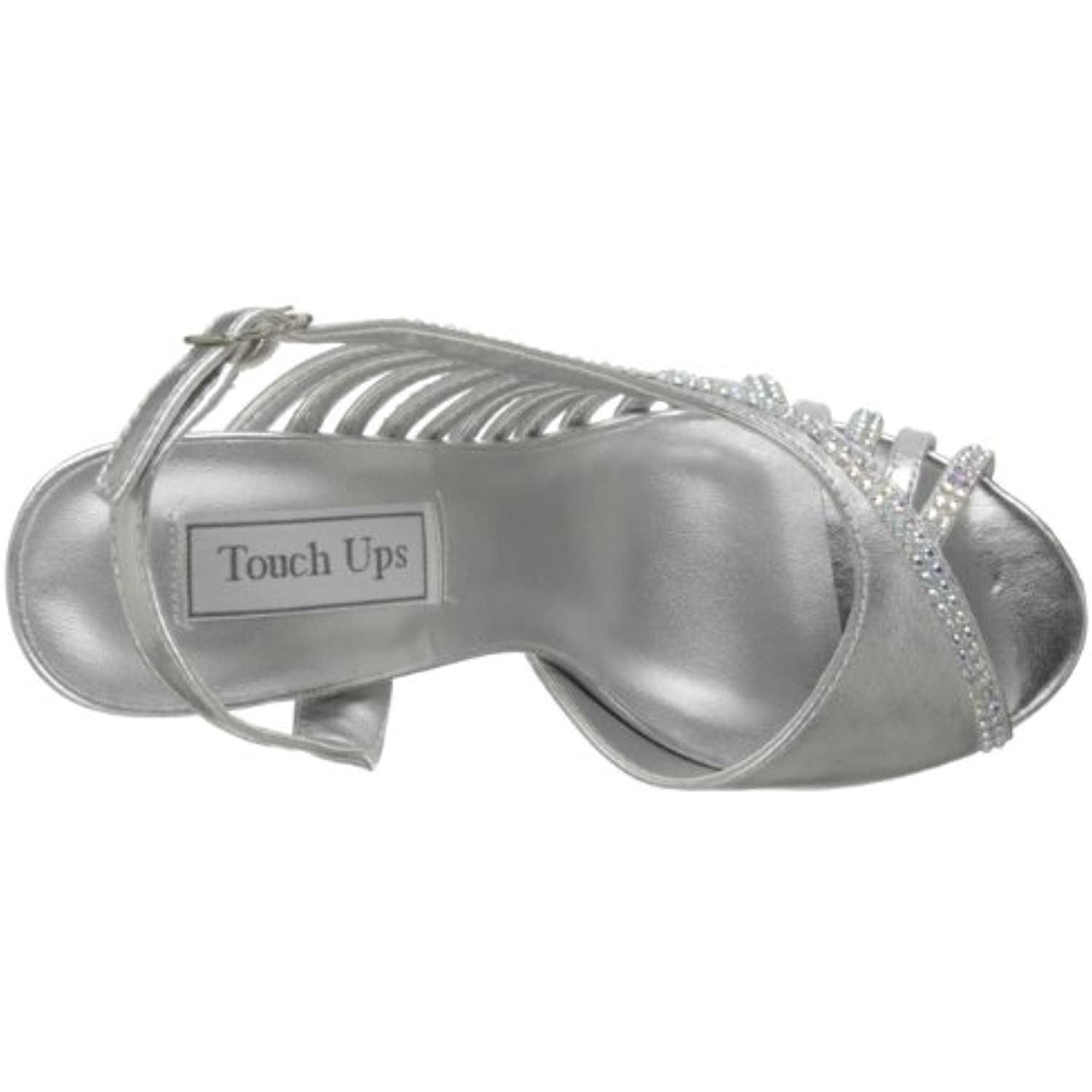 Touch Ups Women's Theresa Silver Metallic D'Orsay 5.5 M