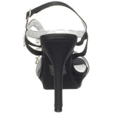 Dyeables Women's Jen Platform Sandal,White Satin,8 B US