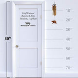Woodstock Chimes Cele The Original Guaranteed Musically Tuned Chime Asli Arts Collection, Medium, Half Coconut Bamboo - Elephant
