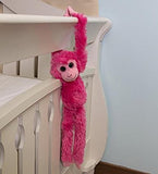 Aurora World  Hanging Monkey  Soft and Snuggly Plush Stuffed Animal  Pink, 18