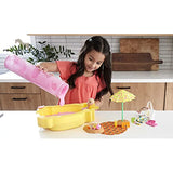 Barbie Color Reveal Foam! Doll & Pet Friend with 25 Surprises: Scented Bubble Solution, Outfits, Hair Extension, Kid Bracelet & Charm Hidden in Sand; Sunny Pineapple-Theme; for Kids 3 Years & Up