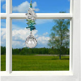 Woodstock Chimes CCGG Rainbow Makers Crystal Grand Cascade Suncatcher, Green