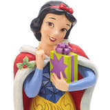 Enesco Disney Traditions By Jim Shore Christmas Snow White Figurine