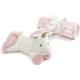 Baby GUND Luna Unicorn with Pink Blanket Stuffed Animal Plush, Set of 2, 7