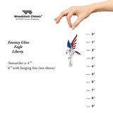 Woodstock Chimes Rainbow Makers Crystal Fantasy Suncatcher, Liberty Eagle