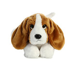 Aurora - Flopsie - 12" Basset Hound, White, brown