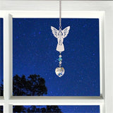 Woodstock Chimes BAMR Rainbow Makers Crystal Suncatcher, Birthstone Angel - March