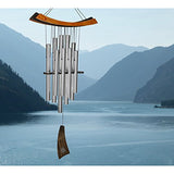 Woodstock Chimes - The ORIGINAL Guaranteed Musically Tuned Chime, Healing - Silver
