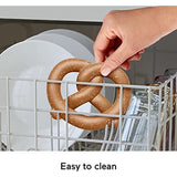 Fisher-Price Pretzel Teether, pretend food BPA-free infant teething toy with crinkle for babies ages 3 months and older