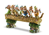 Disney Traditions by Jim Shore Snow White and the Seven Dwarfs Heigh-ho Stone Resin Figurine, 8.25"